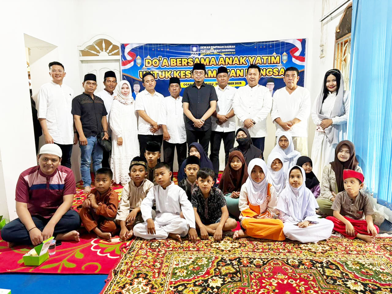 PAN OKU Doa Bersama Anak Yatim, Wujud Kepedulian di Tengah Bencana