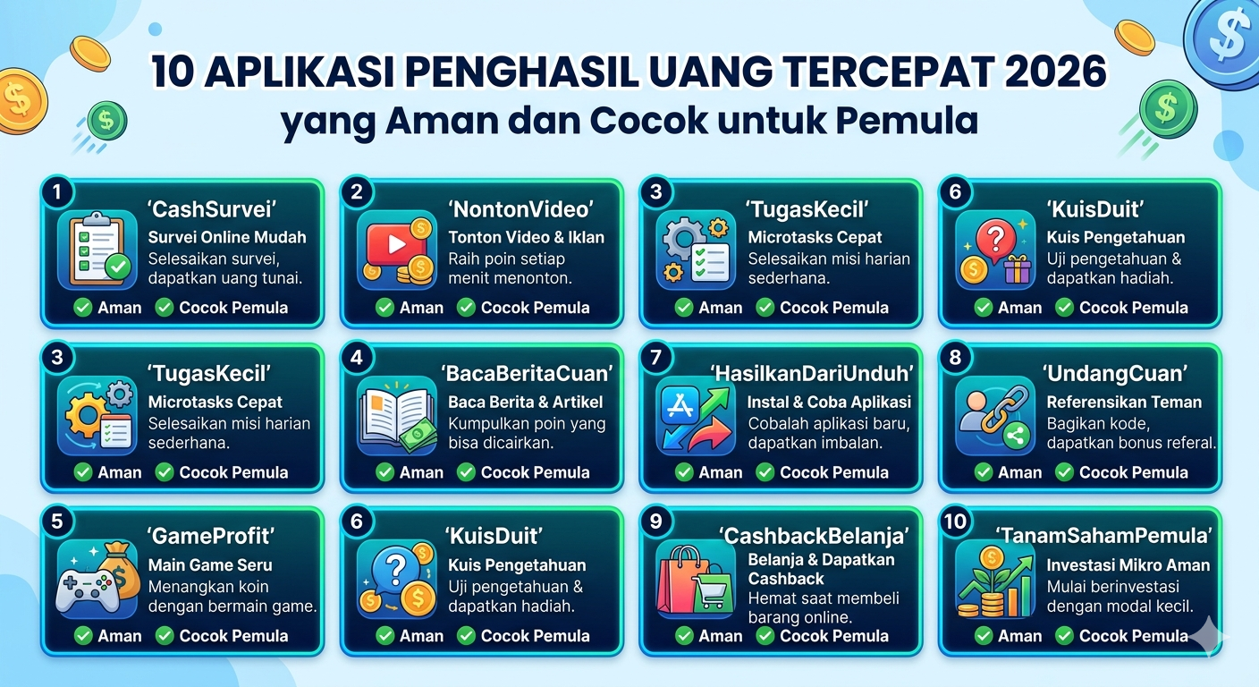 Aplikasi Penghasil Uang