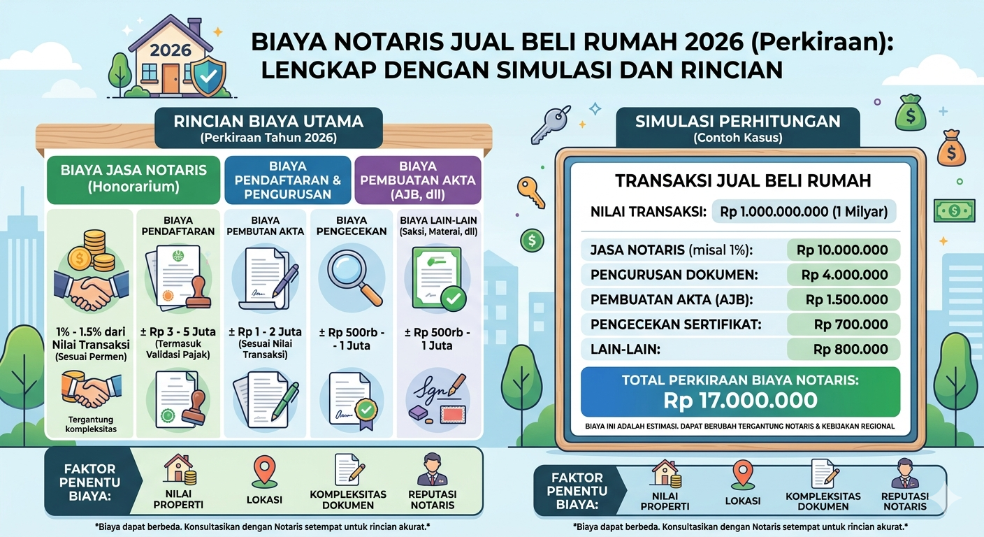 Biaya Notaris Jual Beli Rumah