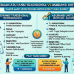Perbedaan Asuransi Tradisional vs Asuransi Unit Link
